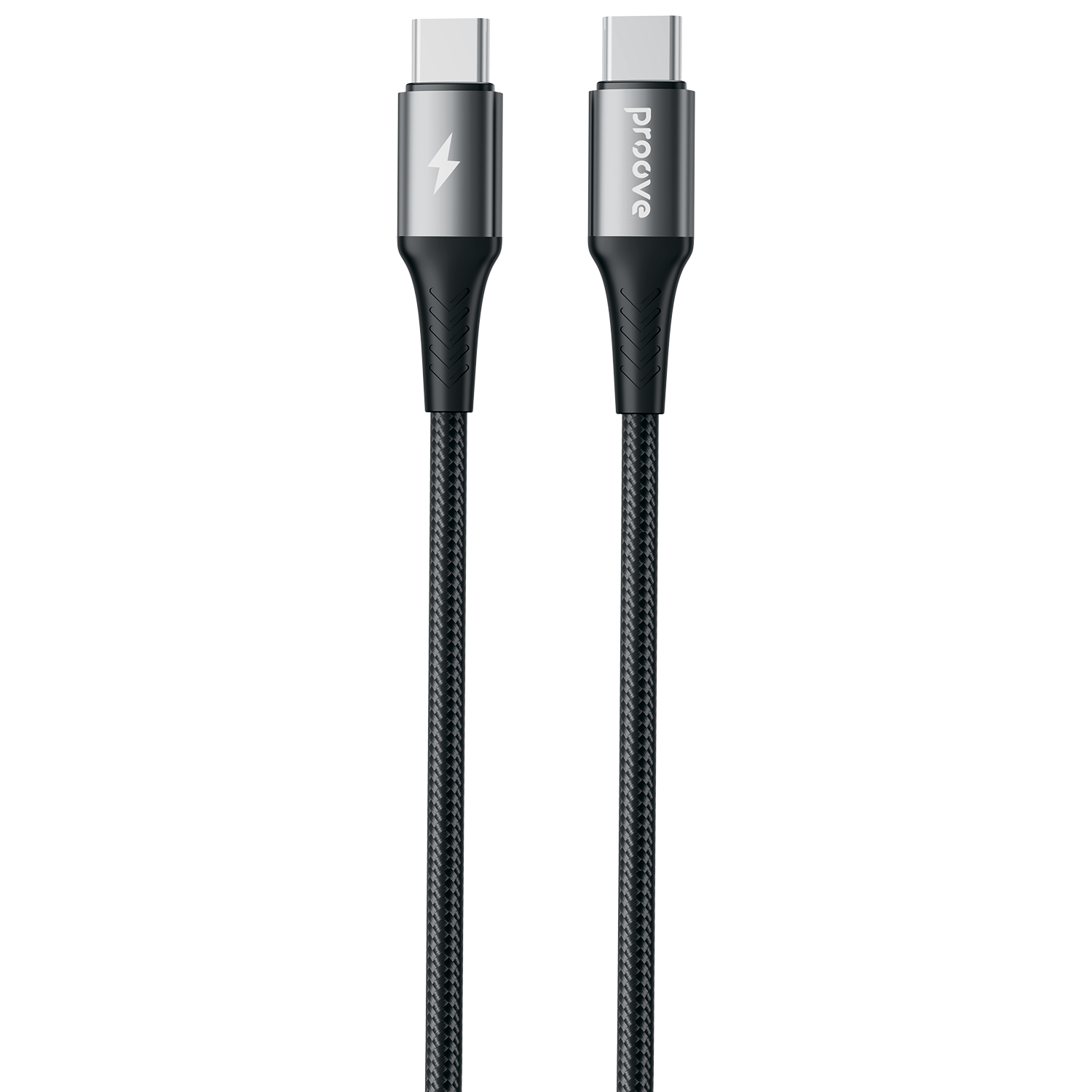 Kabllo karikimi Proove WireX Pro Type-C në Type-C, 100W, 1.5m, e zezë