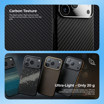 Fotrollë Proove Carbon Slim për iPhone 17 Air, e zezë