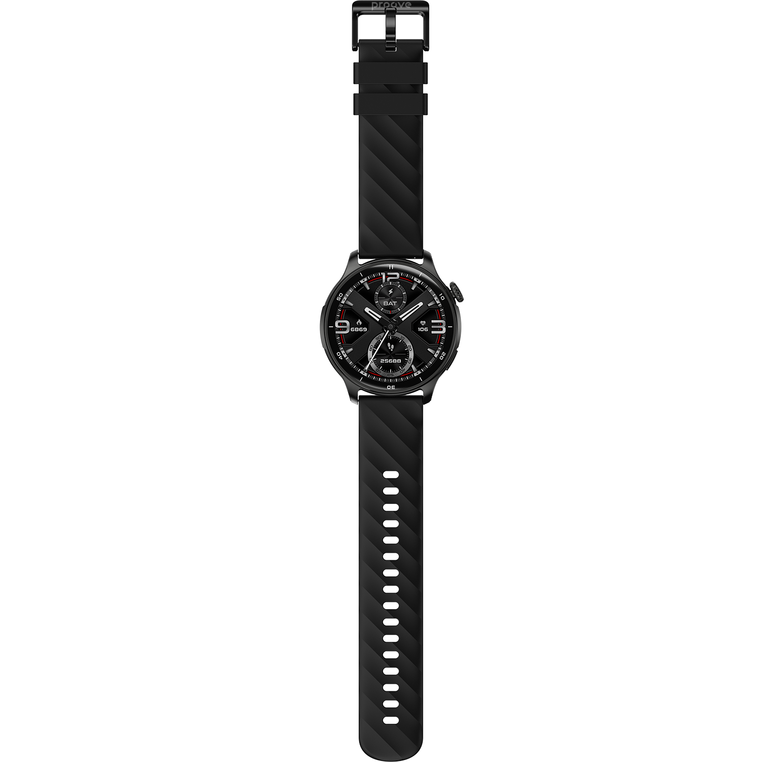 Orë inteligjente Proove Terra me GPS, 1.43" AMOLED, e zezë
