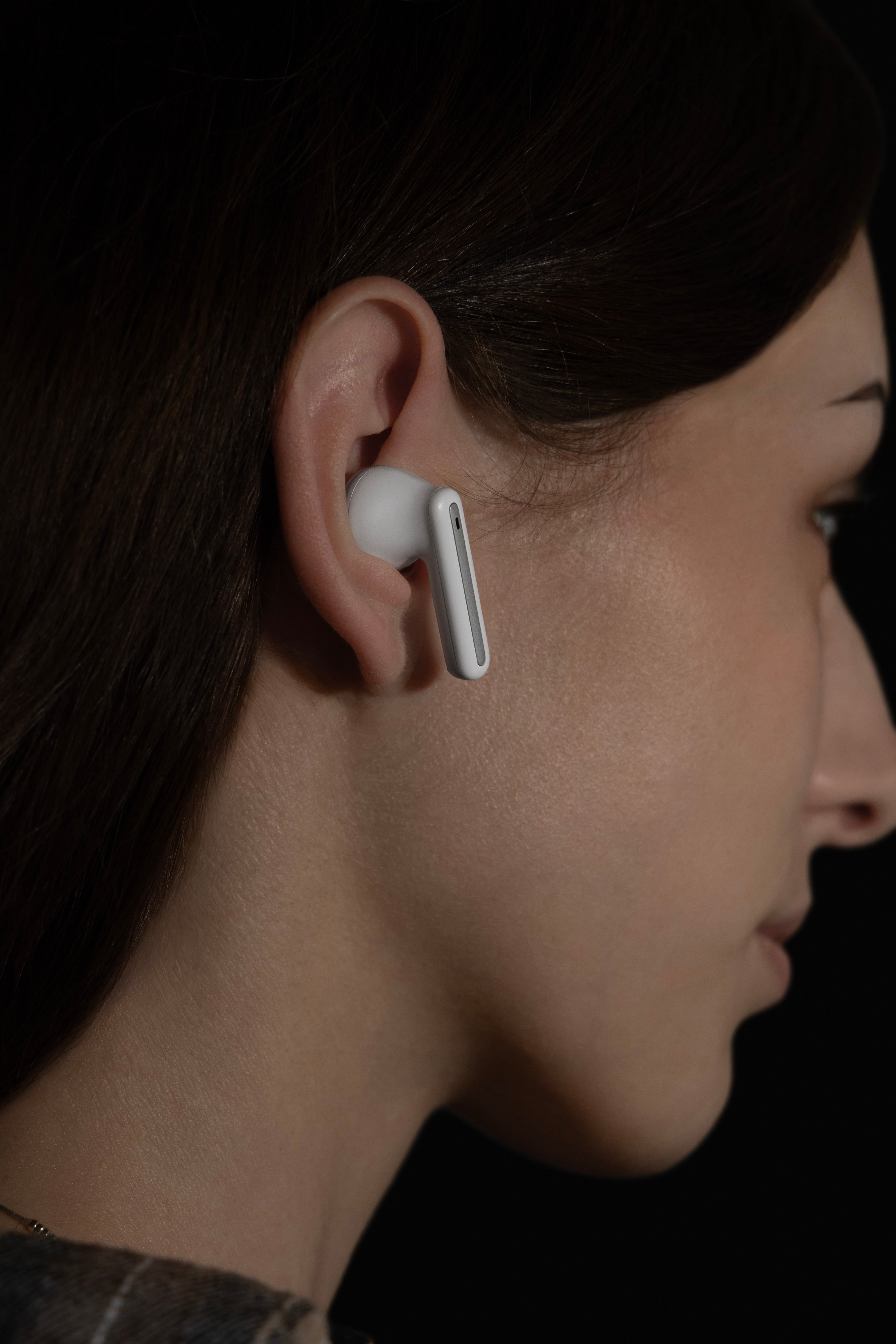 Dëgjuse wireless Proove Tempo TWS, ANC, me aplikacion, të bardha