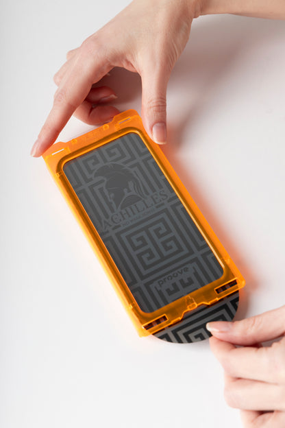 Xham mbrojtës Proove Achilles Installation Box për iPhone 15 Pro Max, 9H