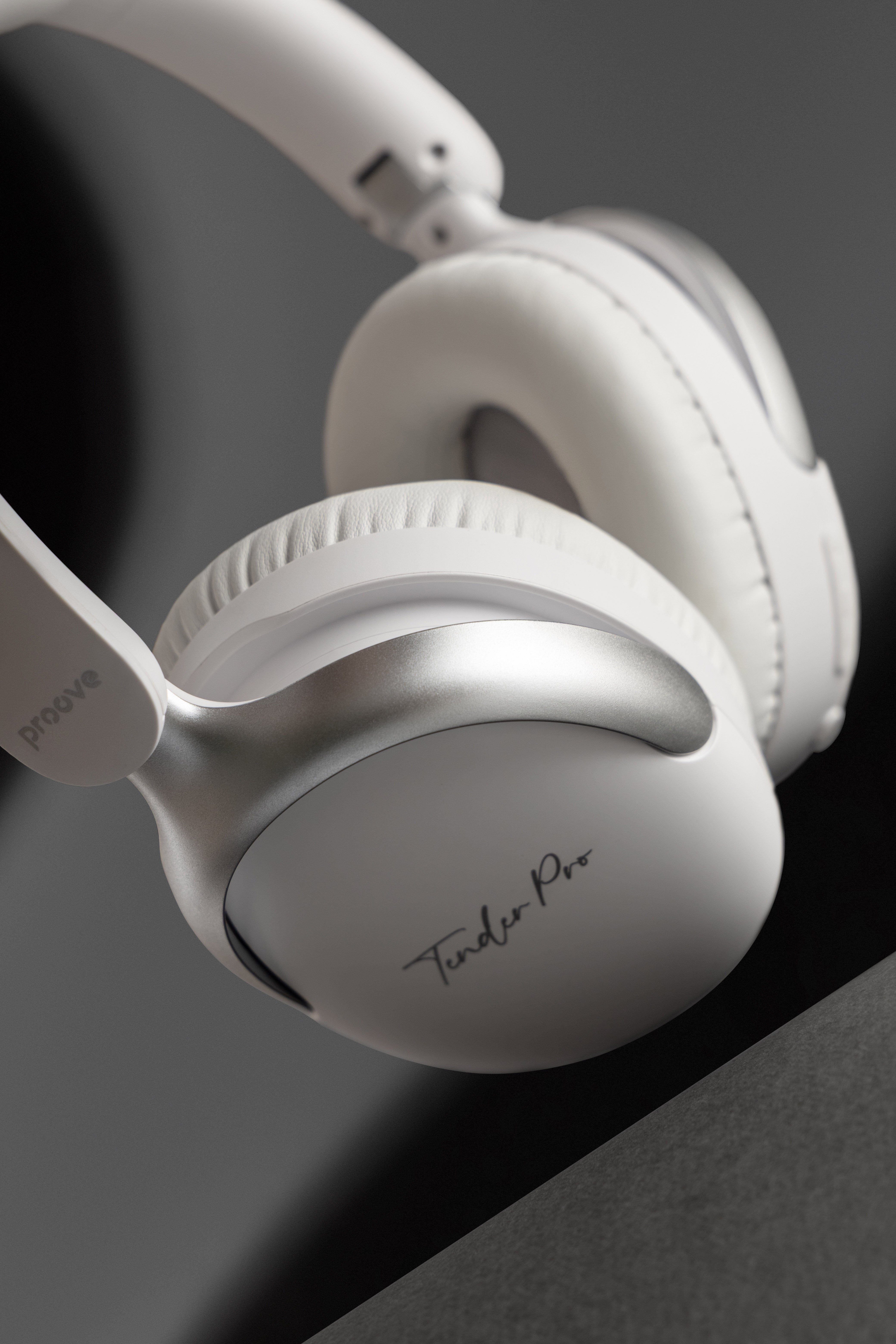 Kufje wireless Proove Tender Pro, me aplikacion, të bardha