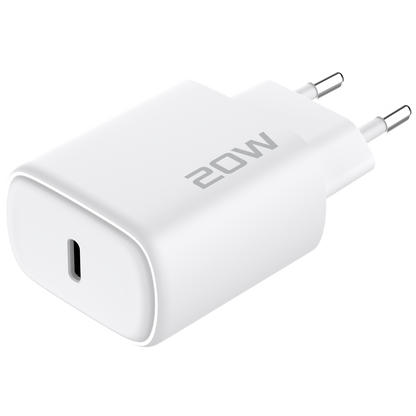 Karikues muri Proove Silicone Power 2, 20W, Type-C, me kabllo Type-C në Lightning, e bardhë
