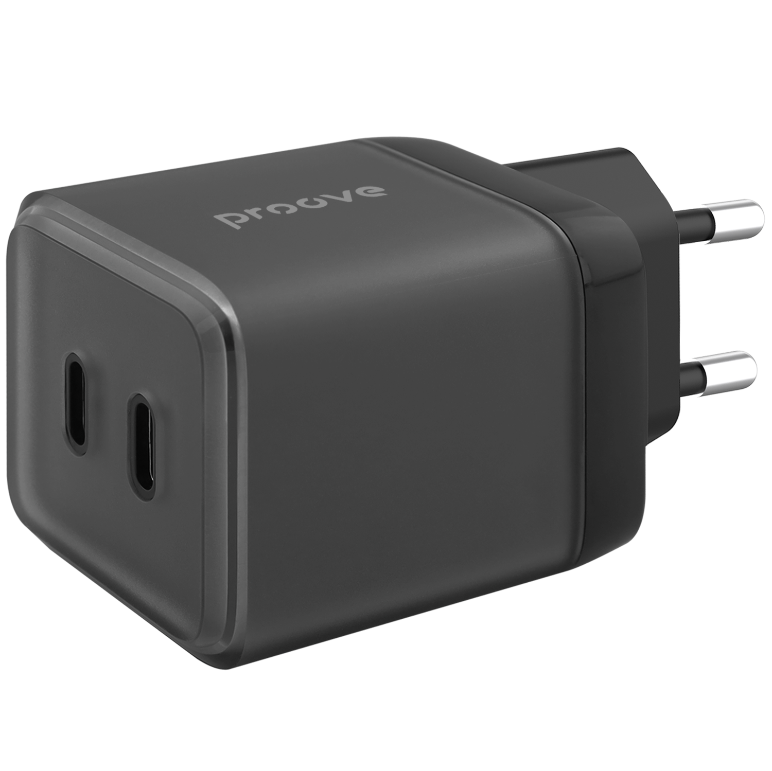 Karikues muri Proove Pure GaN Max, 67W, 2×Type-C, i zi