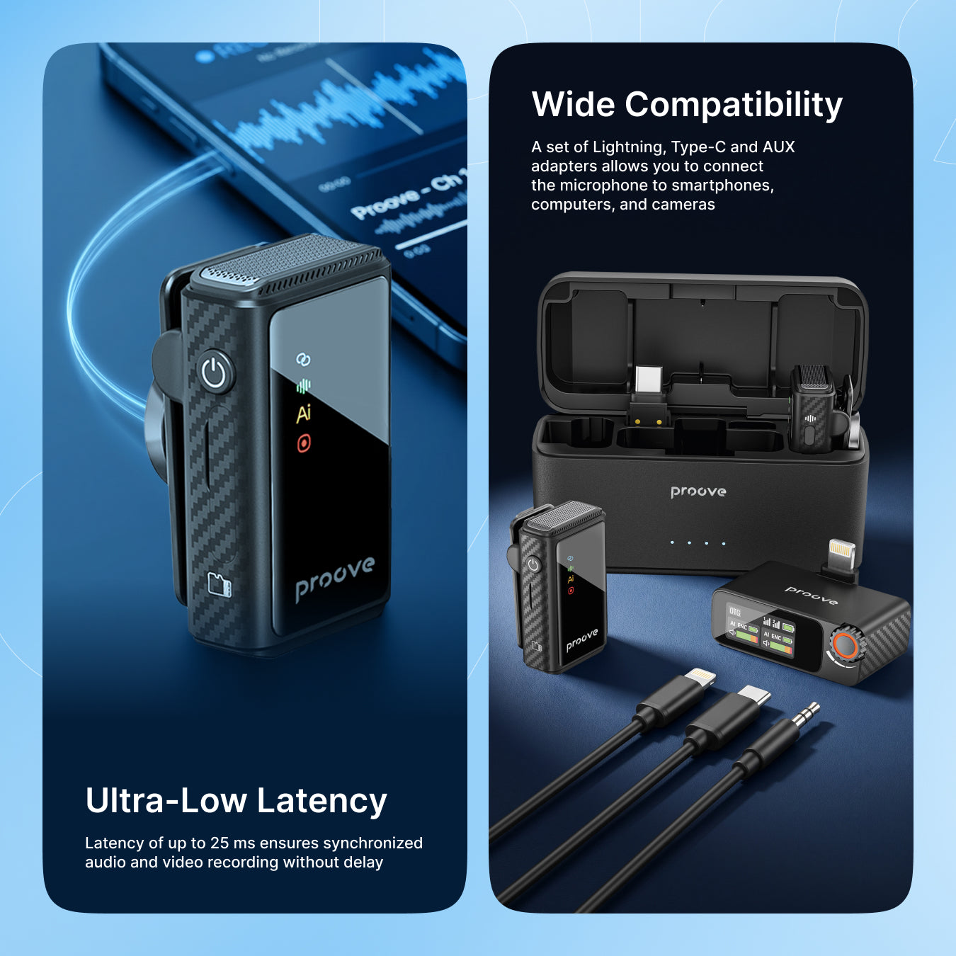 Sistem mikrofoni wireless Proove Forum Pro, i zi
