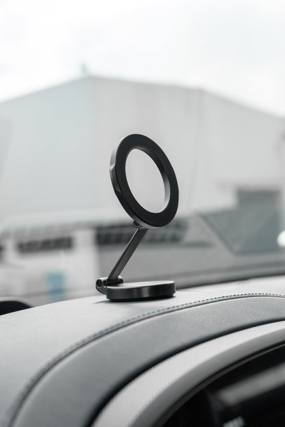 Mbajtëse magnetike për telefon Proove Hoop, ngjitëse, e zezë