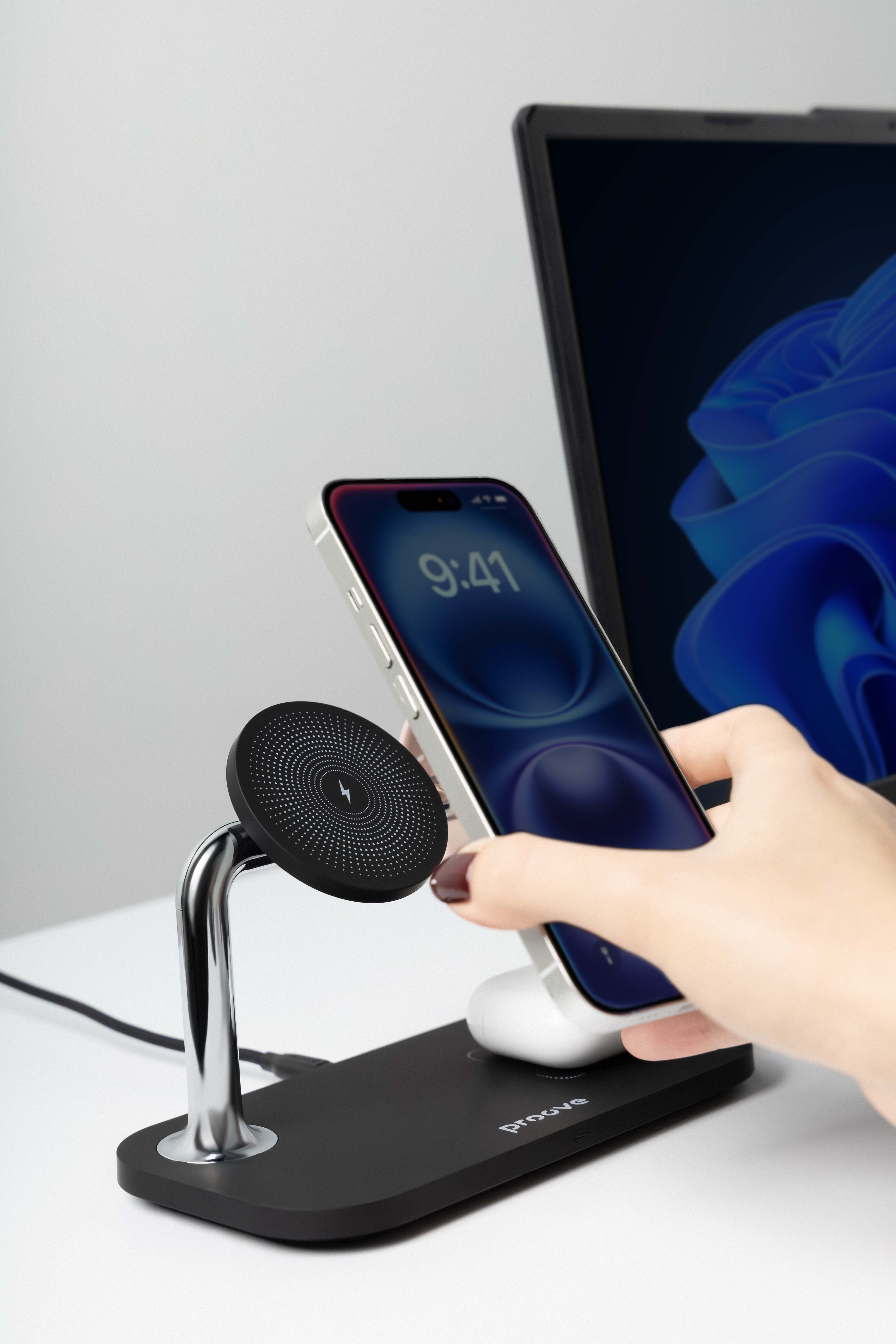 Karikues wireless Proove Magnetic Field 3n1, 15W