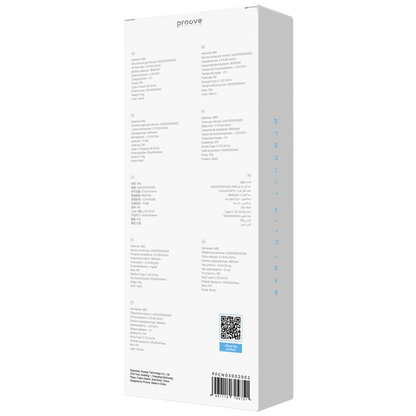 Ventilator portativ Proove Carlson, 1800mAh, 3W, i bardhë