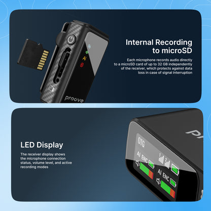 Sistem mikrofoni wireless Proove Forum Pro, i zi
