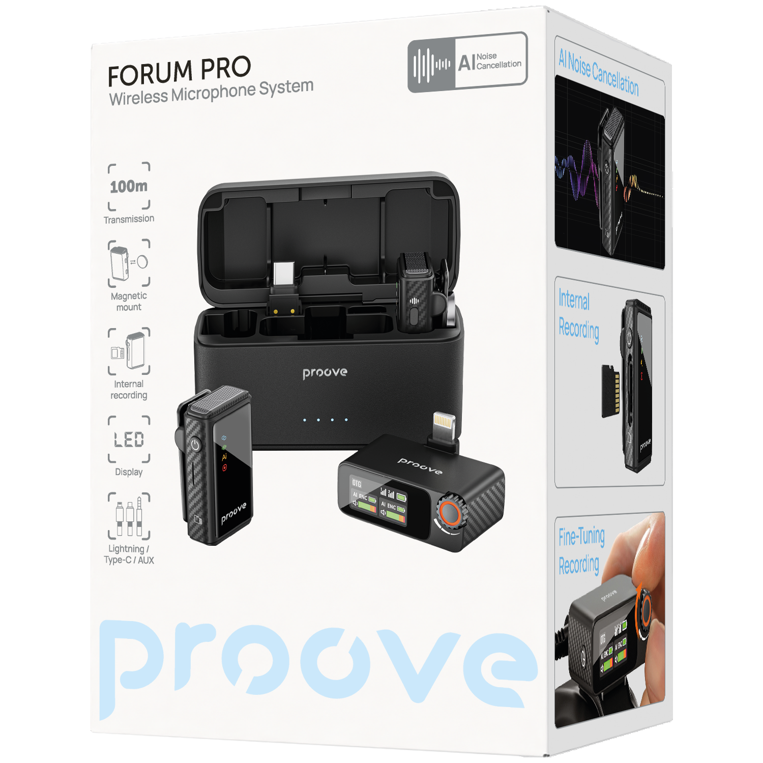 Sistem mikrofoni wireless Proove Forum Pro, i zi