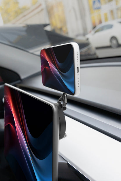Mbajtëse veture me karikim wireless Proove Jetlock, Qi2, 25W, me thithëse, e zezë