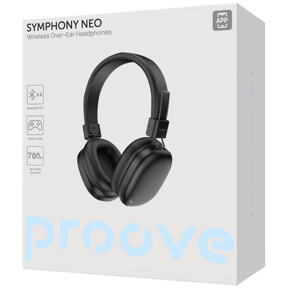 Kufje wireless Proove Symphony Neo me aplikacion (APP), të zeza