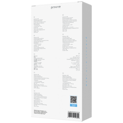 Ventilator portativ Proove Wing, 2000mAh, 4W, i kaltër