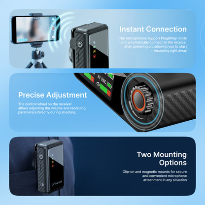Sistem mikrofoni wireless Proove Forum Pro, i zi
