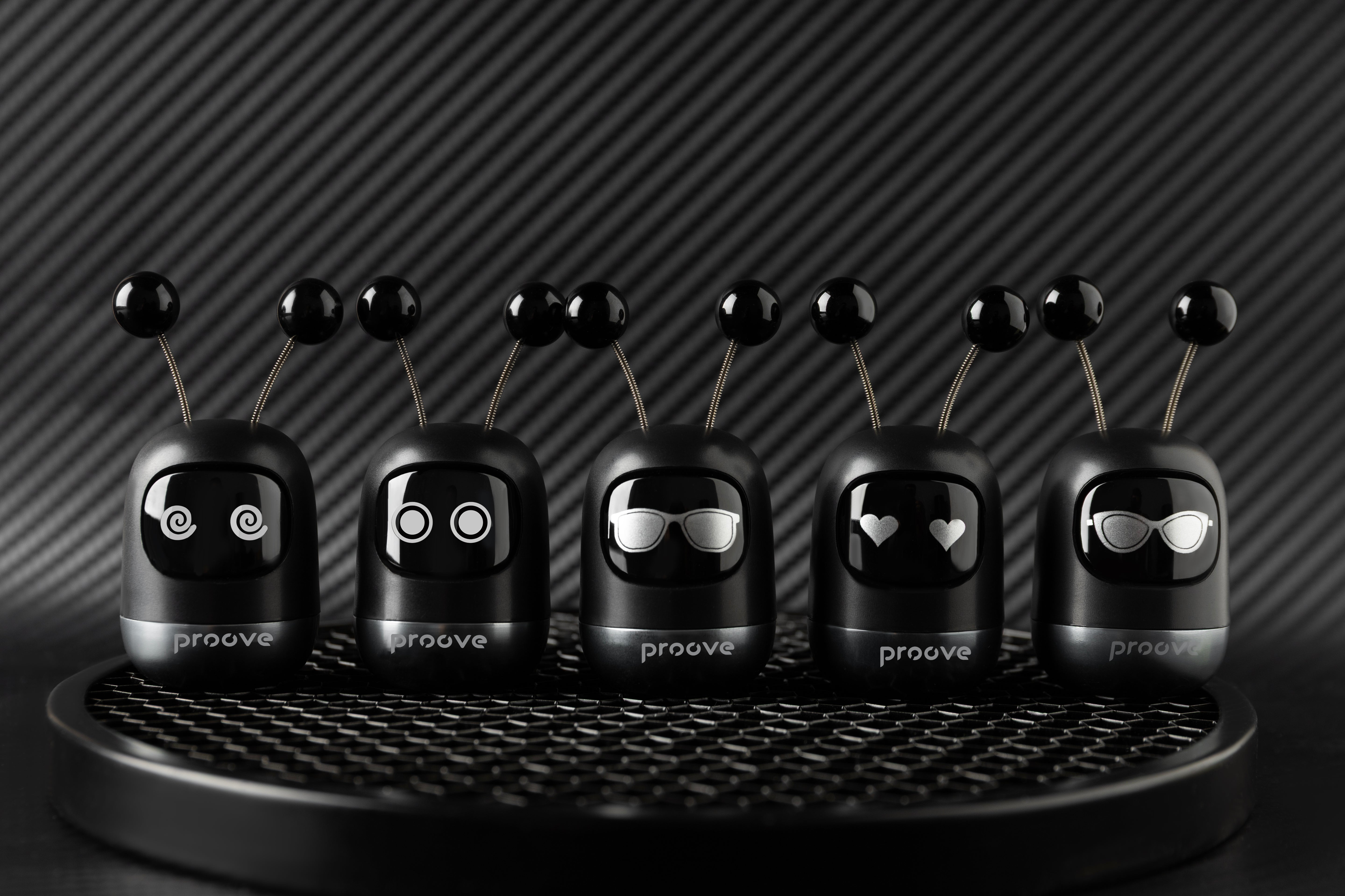 Aromë për veturë Proove Emoji Robot Ben, 3 aroma, për ventilim