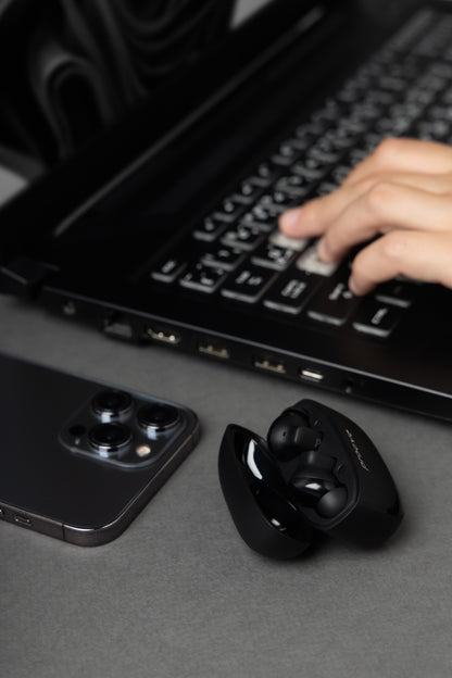 Dëgjuse wireless Proove Dreamer TWS me ANC dhe aplikacion dedikuar (APP), të zeza