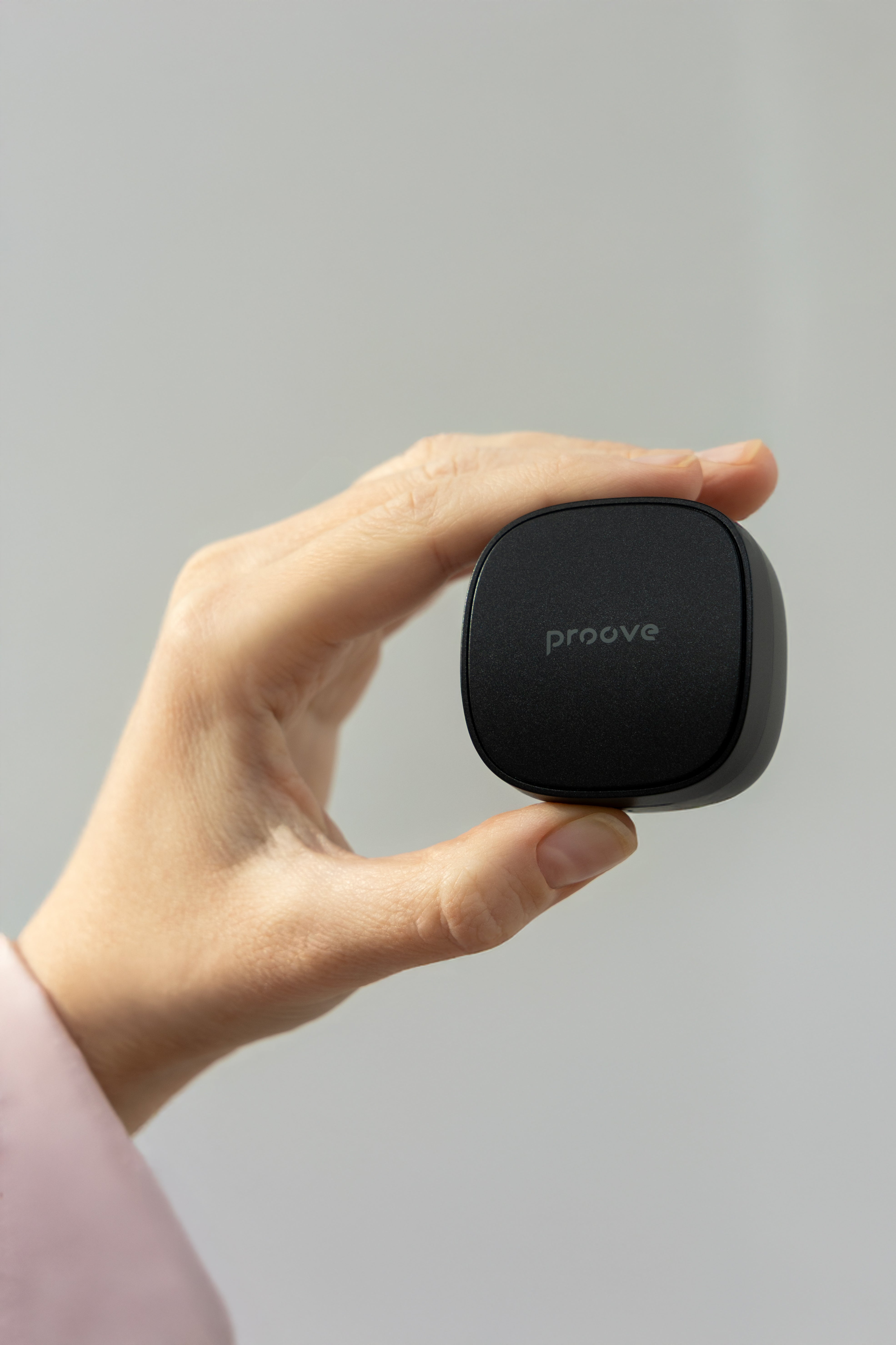 Dëgjuse wireless Proove Charm TWS, touch-control, me aplikacion, të zeza
