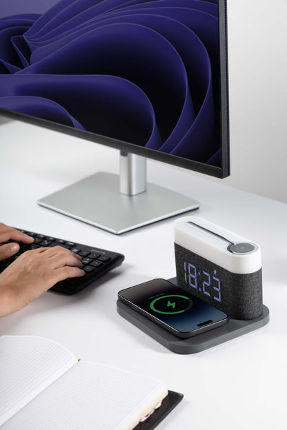 Llampë nate dhe karikues wireless Proove Day & Night – 15W me sensor inteligjent drite