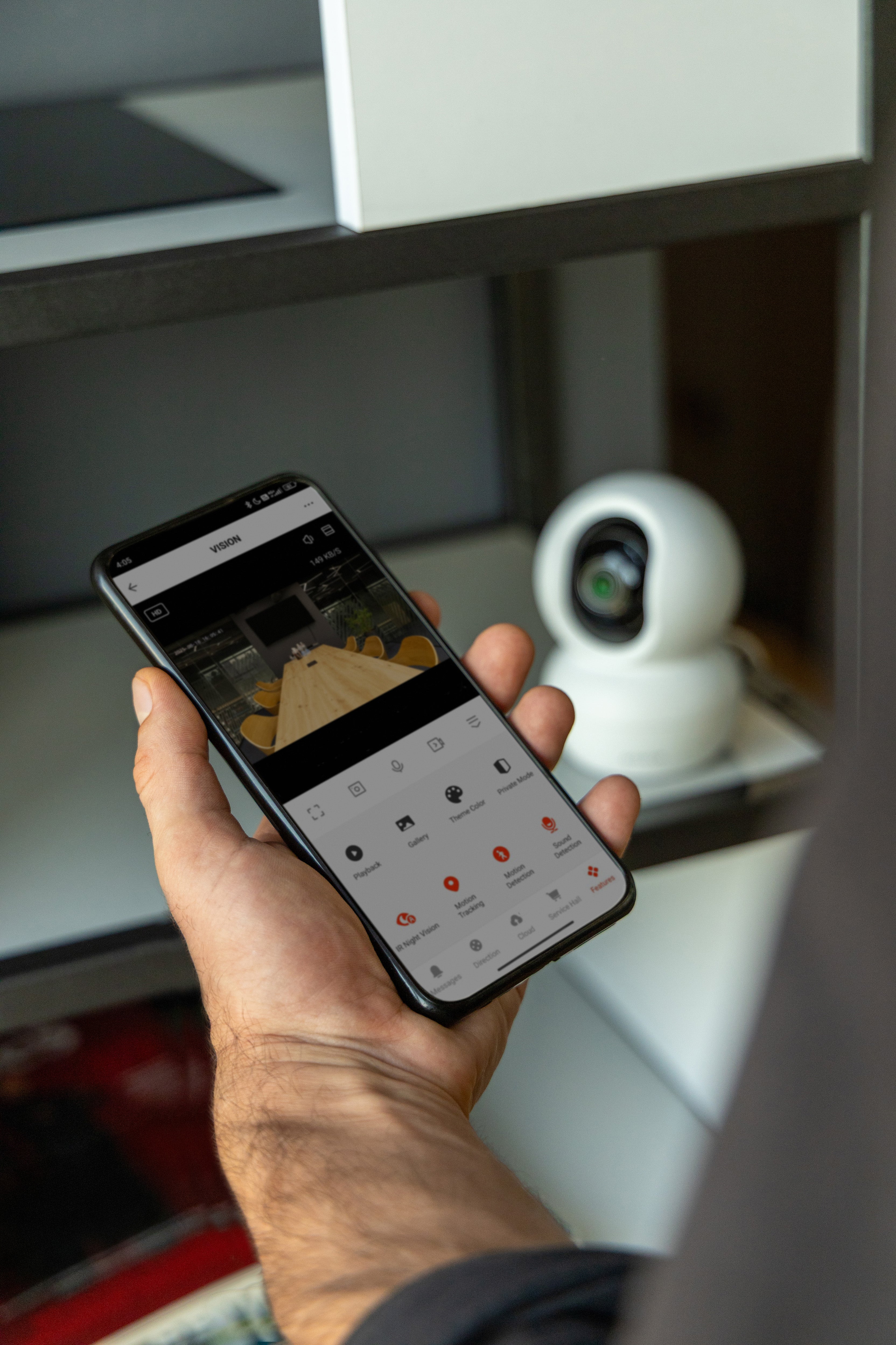 Kamerë sigurie Proove Vision, 3MP, Wi-Fi 2.4GHz, 355° rrotullim, e bardhë