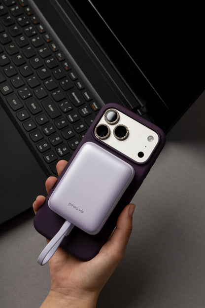 Powerbank Proove Neutron, 10000mAh, 22.5W, wireless, silver