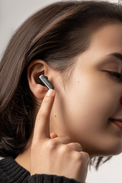 Dëgjuse wireless Proove NoLimit TWS me Hybrid ANC dhe aplikacion inteligjent (APP), të zeza