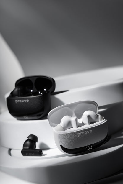 Dëgjuse wireless Proove Dreamer TWS me ANC dhe aplikacion dedikuar (APP), të bardha