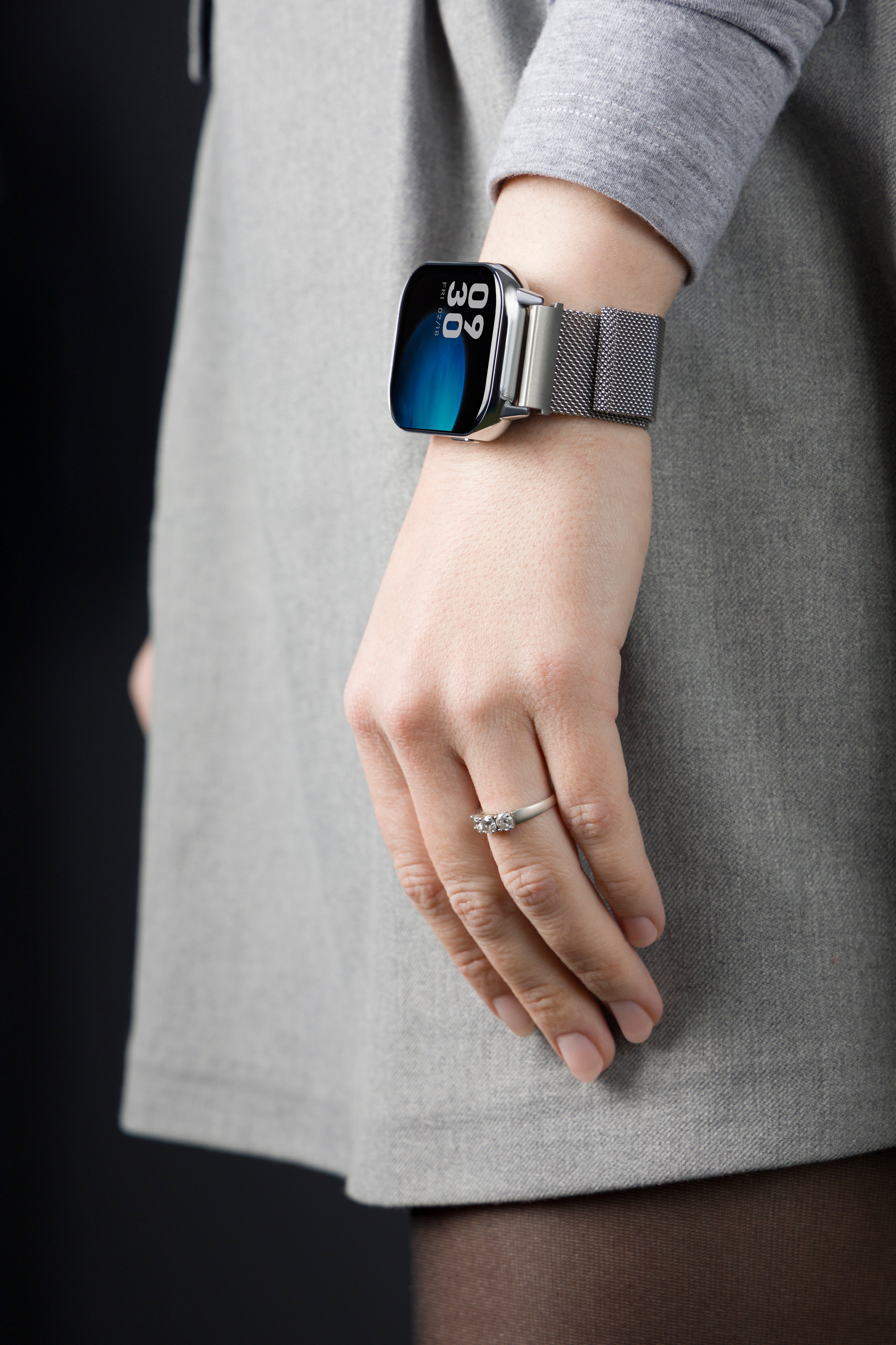 Orë inteligjente Proove Elysium, 2.04" AMOLED, ngjyra silver glossy