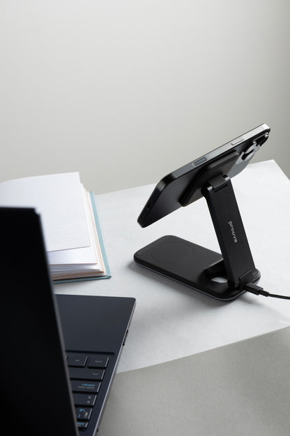 Karikues wireless 3 në 1 Proove Energy Fold, 15W, i zi