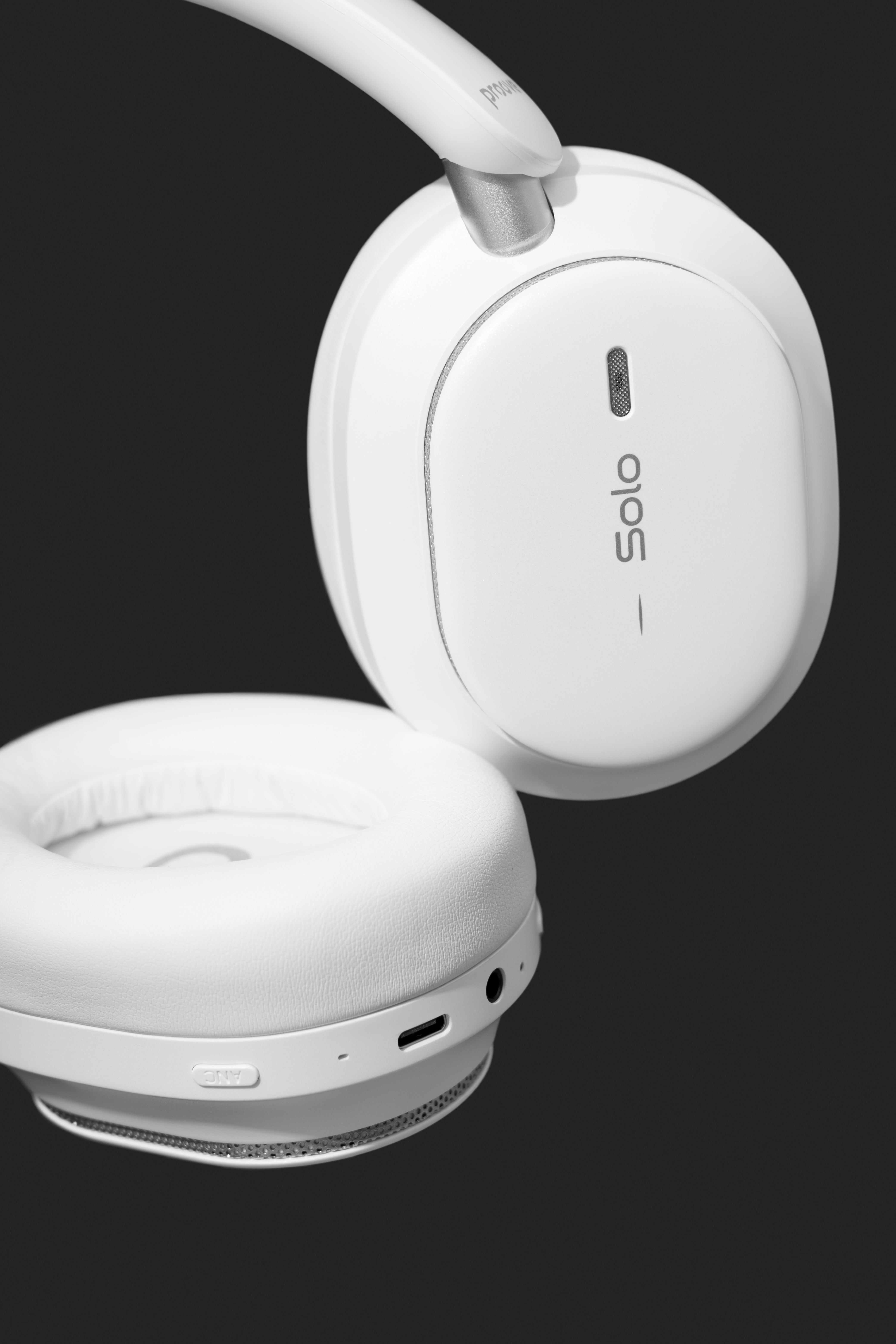 Kufje wireless Proove Solo, ANC, me aplikacion, të bardha