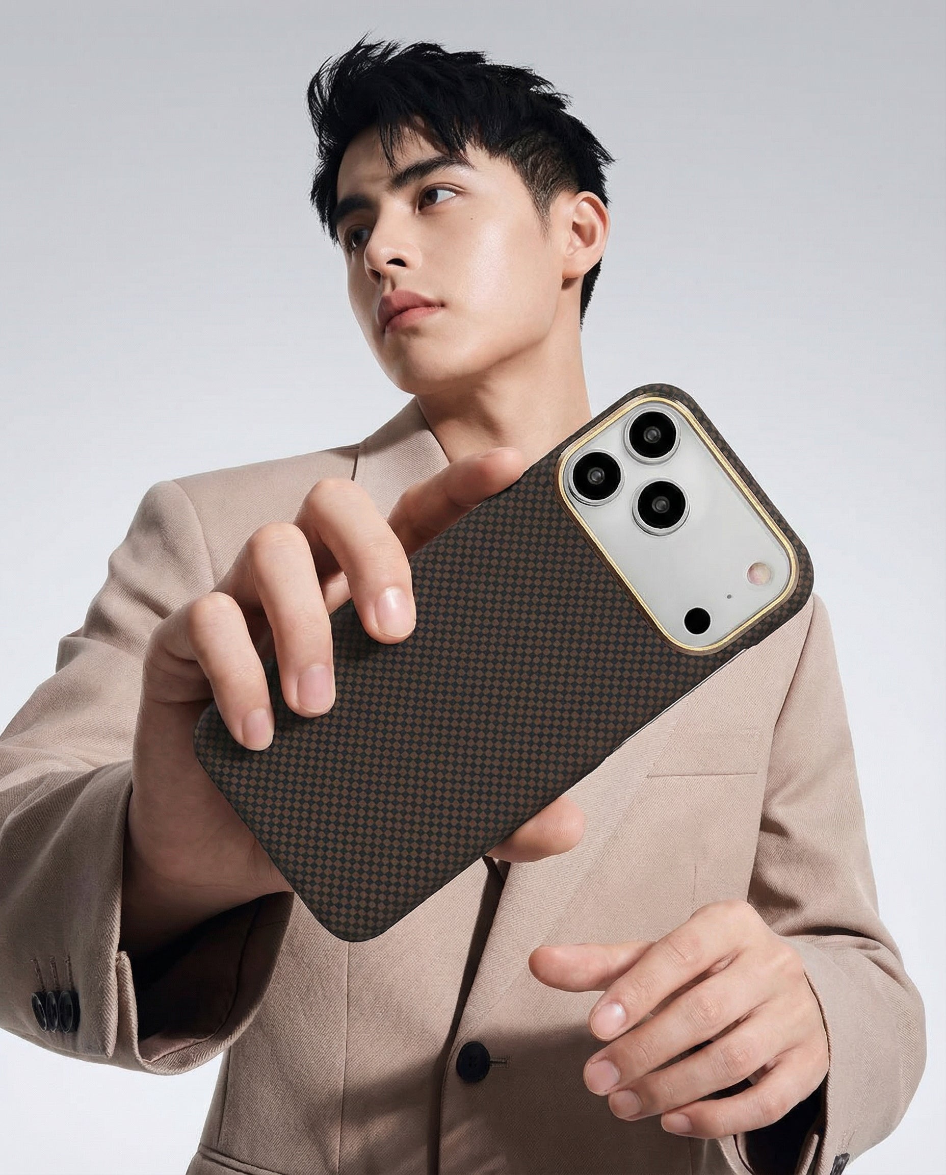 Fotrollë Proove Carbon Slim për iPhone 17 Pro, e zezë
