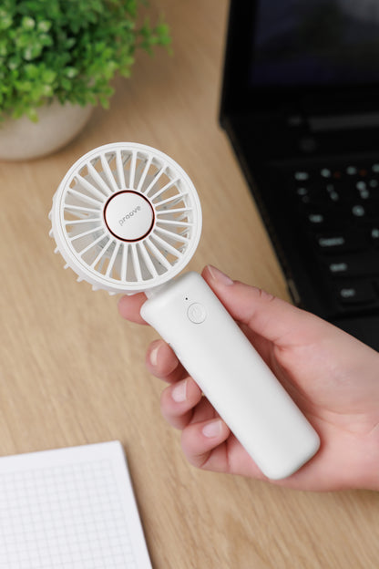 Ventilator portativ Proove Carlson, 1800mAh, 3W, i bardhë