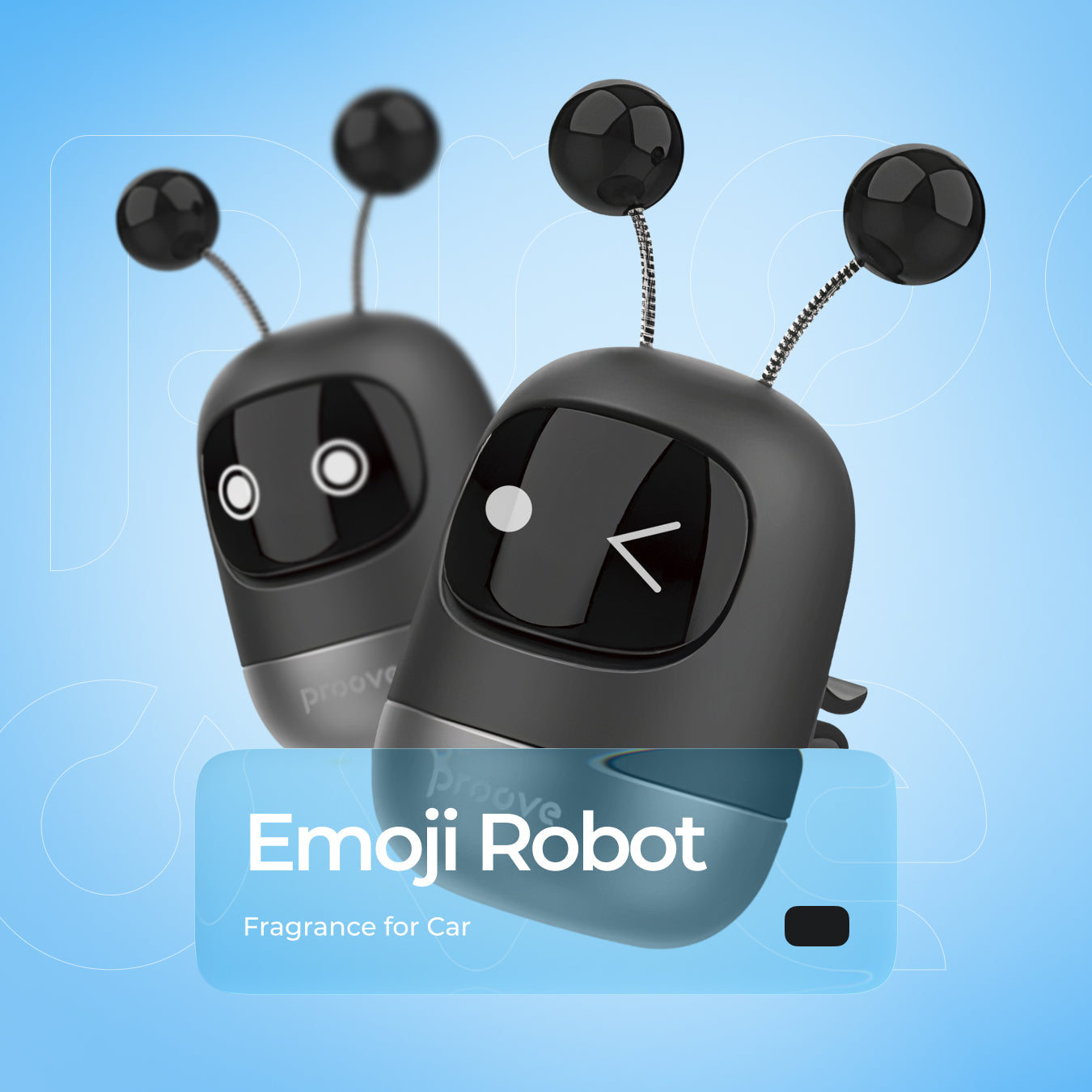 Aromë për veturë Proove Emoji Robot Ben, 3 aroma, për ventilim