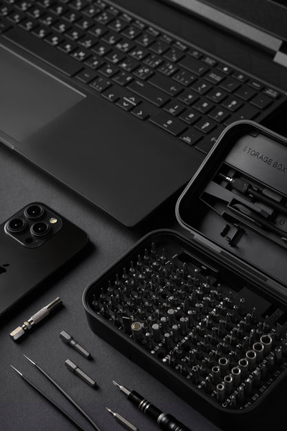 Set veglash Proove Fixer, 150 në 1, CRV, i zi