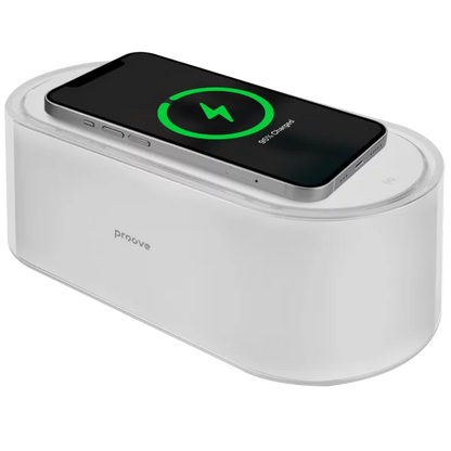 Llampë nate dhe karikues wireless Proove Multicolor Glow – 15W me ndriçim LED RGB dhe kontroll me prekje