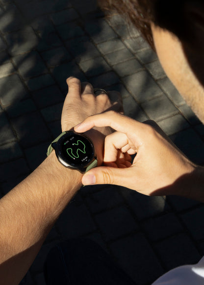 Orë inteligjente Proove Terra me GPS, 1.43" AMOLED, e zezë