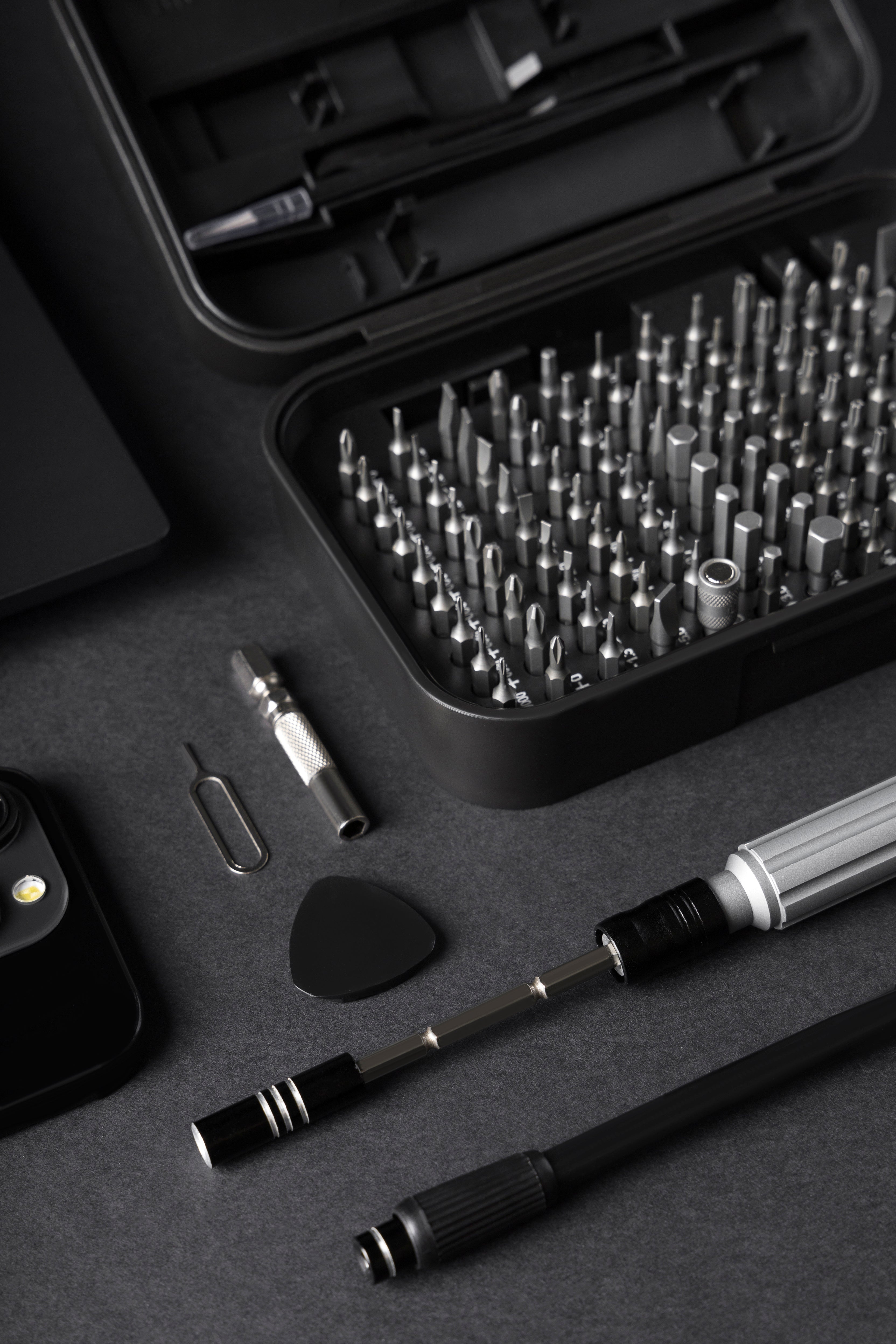 Set veglash Proove Fixer, 150 në 1, CRV, i zi