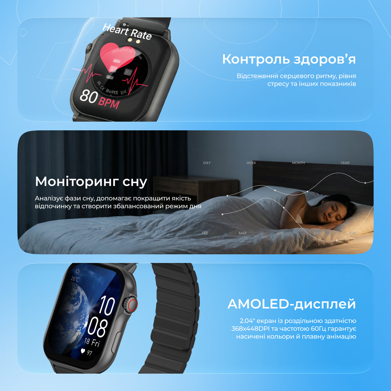 Orë inteligjente Proove Humble, 2.04" AMOLED, gold