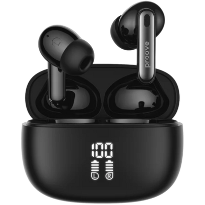 Dëgjuse wireless Proove Intro Pro, IPX4, me aplikacion, të zeza
