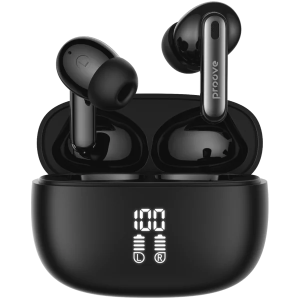 Dëgjuse wireless Proove Intro Pro, IPX4, me aplikacion, të zeza