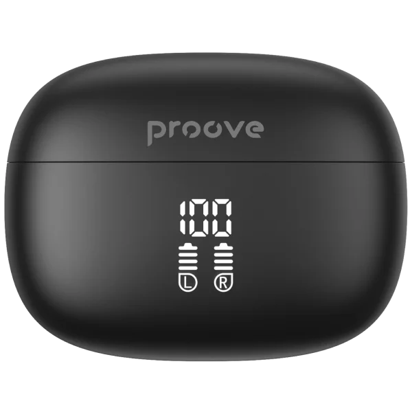 Dëgjuse wireless Proove Intro Pro, IPX4, me aplikacion, të zeza