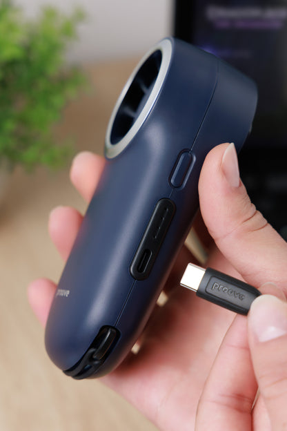 Ventilator portativ Proove Wing, 2000mAh, 4W, i kaltër