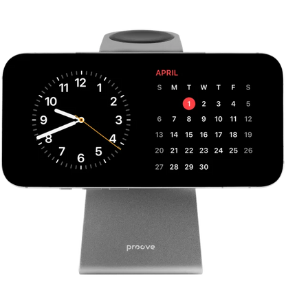 Karikues wireless 3 në 1 Proove Omni Power, 15W, gri