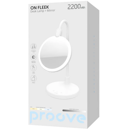 Llampë tavoline Proove On Fleek – 2200 mAh, ndriçim LED me rikarikim USB