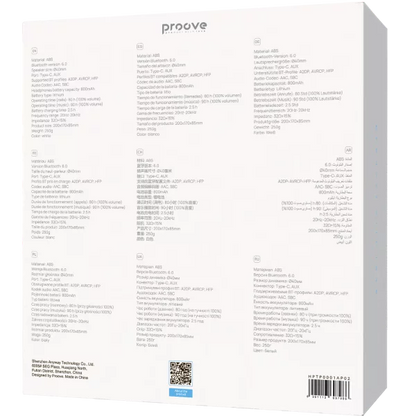 Kufje wireless Proove Tender Pro, me aplikacion, të bardha