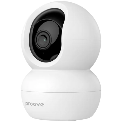 Kamerë sigurie Proove Vision, 3MP, Wi-Fi 2.4GHz, 355° rrotullim, e bardhë