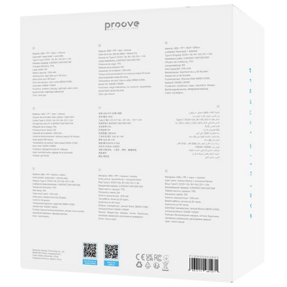 Llampë nate dhe karikues wireless Proove Day & Night – 15W me sensor inteligjent drite