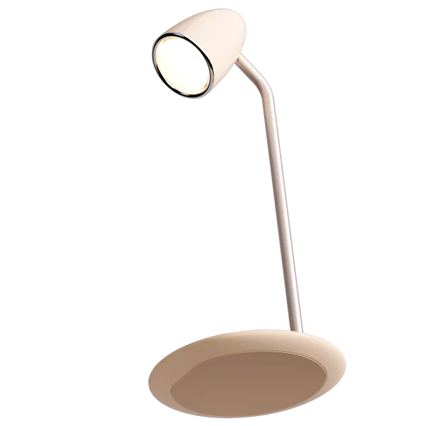 Llambë tavoline Proove Modern, 10W, me karikim wireless, bezhë