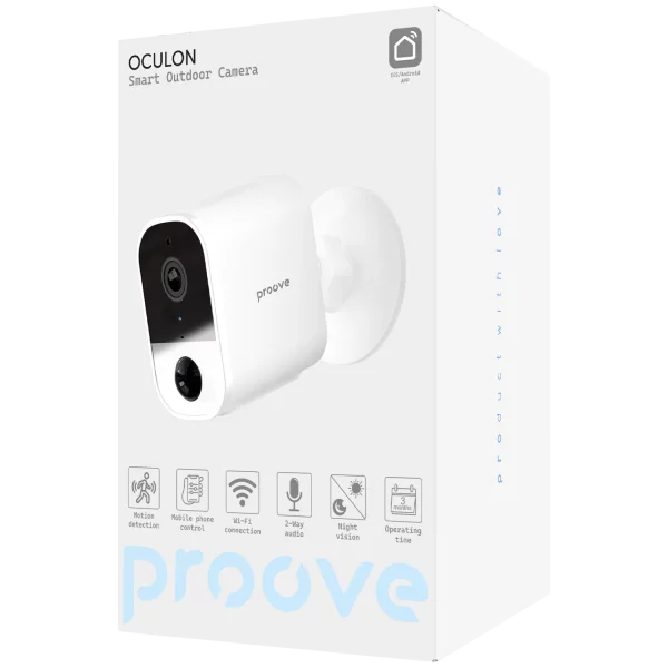 Kamerë sigurie Smart Outdoor Proove Oculon, me bateri, 3MP
