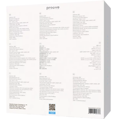 Kufje wireless Proove Tender Pro, me aplikacion, të kaltërta