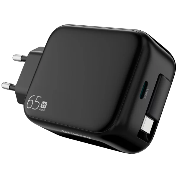 Karikues muri Proove Fixtape me kabllo të integruar Type-C, 65W, e zezë